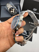 TAG Heuer Carrera Chronograph Aço 39mm - Azul -