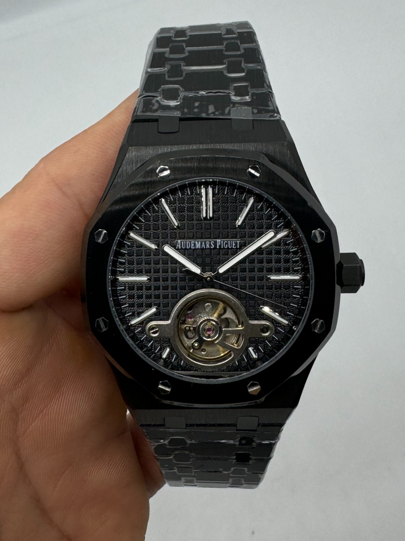 Audemars Piguet Royal Oak Turbilhão OxBlack, 41mm, Mostrador Preto