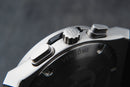 Hublot Classic Chrono 45mm Aço Mostrador Preto Bisel Aço