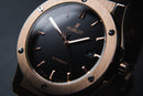 Hublot Classic Fusion 45mm Rosé Mostrador Preto Bisel Rosé