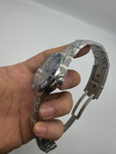 Omega Seamaster Co-Axial Aço 007 40mm Mostrador Cinza