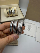 Bvlgari Serpenti Tubogas 02 Voltas 35mm Aço Mostrador Prata