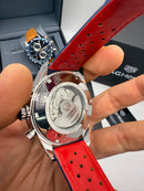 TAG Heuer Carrera Aço Calibre S, Chronograph Eletrônico, 44 mm, Puls. Couro