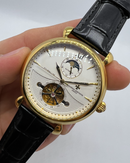 Vacheron Constantin Fases da Lua Turbilhão Aço/Dourado 42mm, Mostrador Branco