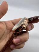 Patek Phillippe Turbilhão Esqueleto 42mm Aço, Pulseira Couro