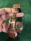 Hublot Classic Fusion 45mm Aço Rosê Mostrador Marrom Puls. Couro com Borracha