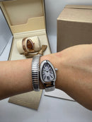 Bvlgari Serpenti Tubogas 01 Volta 35mm Aço Mostrador Cinza - Cravejado