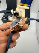 Vacheron Constantin Overseas Turbilhão Aço/Rose 40mm, Mostrador Azul