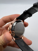 IWC PORTUGIESER CRONÓGRAFO - Aço Rose 41mm - Mostrador Preto