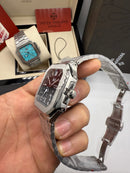 Patek Philippe Cubitus Fases da Lua 42mm, Mostrador Marrom