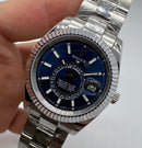 Rolex Sky-Dweller - 42mm Aço - Mostrador Azul - Pulseira Oyster