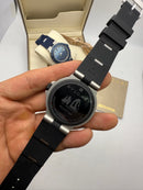 Bvlgari Alumium 41mm - Mostrador Preto Aluminio Pulseira Borracha