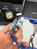 Tudor Black Bay Chrono 41mm, Mostrador Azul - Borracha