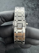 Audemars Piguet Royal Oak 41mm Aço Mostrador Preto Bezel Aço Pulseira Aço