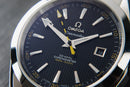 Omega Aquaterra 41,5mm Aço Mostrador Preto Luneta Lisa