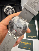 Audemars Piguet Royal Oak Offshore 44mm Mostrador Cinza Bezel Aço