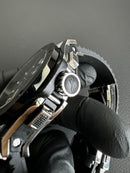 Hublot Big Bang 44mm Aço Mostrador Preto Bezel Preto