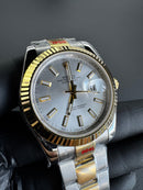 Rolex DateJust 41/36mm Aço/Dourado Mostrador Cinza