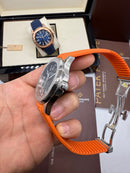 Patek Philippe Aquanaut 41mm Aço Mostrador Cinza