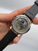 IWC Portugieser Automático Aço/Rose 42mm Pulseira de Couro