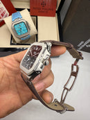 Patek Philippe Cubitus Fases da Lua 42mm, Mostrador Marrom