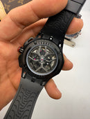 Roger Dubuis Excalibur Spider Flyback Chronograph 45mm - Aço/OxBlack