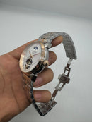 Patek Phillippe Fases da Lua Turbilhão 42mm Aço/Rose, Pulseira Aço