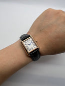 Cartier Relógio Tank Must Aço/Rose 36mm/41mm