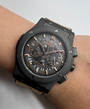 Hublot Classic Chrono OxiBlack 45mm Mostrador Preto