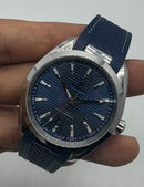Omega Aquaterra 41,5mm Aço, Pulseira Borracha