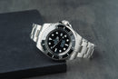 Rolex Deepsea 44mm Aço Mostrador Preto Luneta Preto Pulseira Oyster