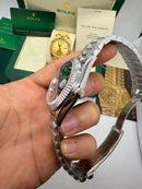 Rolex Day-Date Presidente 40mm Aço 904L- Mostrador Preto - CLONE