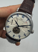 IWC Big Pilot Turbilhão 46mm Pulseira Couro