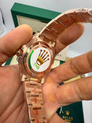 Rolex GMT-Master ll AllGold* 40mm - Mostrador Olho de Ferro - CLONE