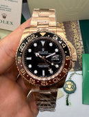 Rolex GMT Master II 40mm Aço/Rose ROOTBEER