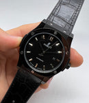 Hublot Classic Fusion 45mm All Black Automático Puls. Borracha/Couro