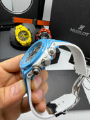 Hublot Big Bang 20th Anniversary King - Miame Blue Cerâmica Tungsténio 43mm