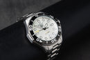 Tag Heuer Aquarecer 300, 43mm, Aço, Mostrador Cinza Bezel Preto