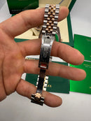 Rolex Datejust 36mm/31mm Aço/Ouro - Mostrador Prata - Puls. Jubilee - CLONE