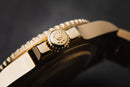 Rolex Submariner Date 41mm Dourado Mostrador Azul Luneta Azul