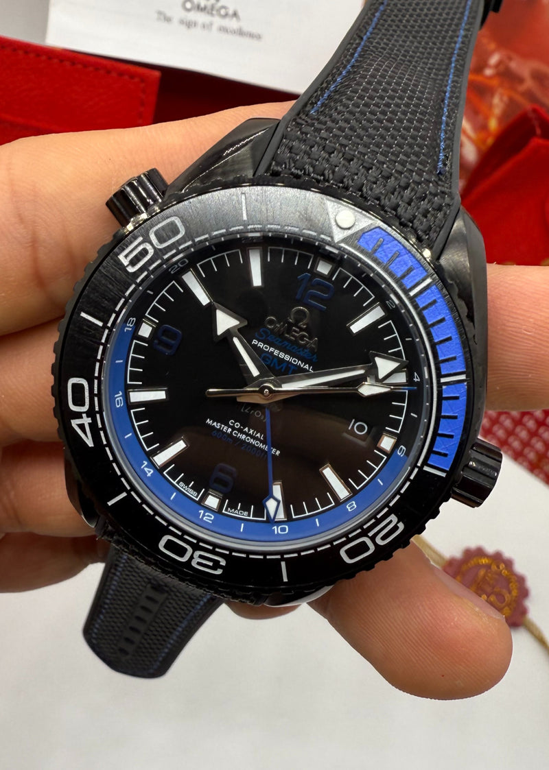 Omega Planet Ocean Co-Axial Master 45,5mm Aço/OxBlack