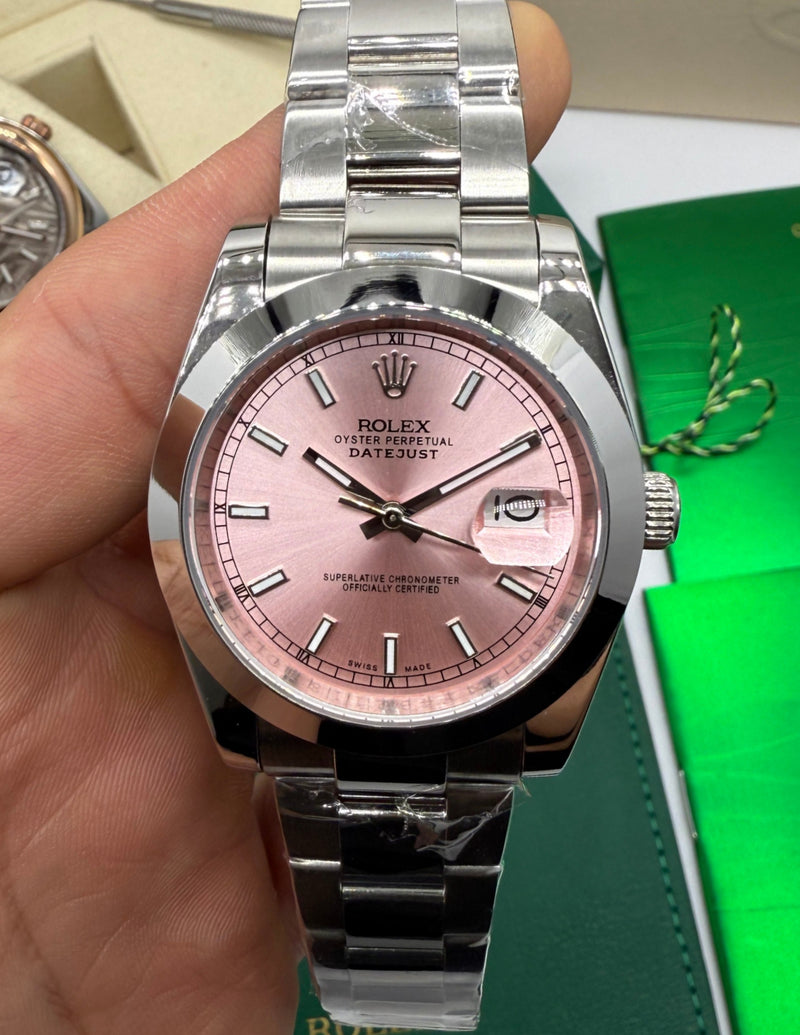 Rolex Date-Just 36mm Aço Pulseira Oyster