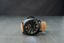Panerai Luminor GMT 44 mm Aço Oxiblack Mostrador Preto