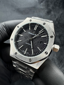 Audemars Piguet Royal Oak 41mm Pulseira Aço - Mostrador Preto
