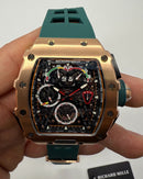 RICHARD MILLE RM 11-03 RG/003, 45mm  Flyback Aço/Rose