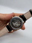 Patek Phillippe Turbilhão 42mm Aço, Pulseira Couro