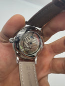 Patek Philippe Classic Turbilhão 40mm Aço, Pulseira Couro