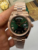 Rolex Day-Date Presidente 40mm - Everose - Verde Oliva - CLONE