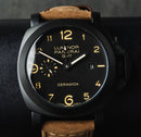 Panerai Luminor GMT 44 mm Aço Oxiblack Mostrador Preto