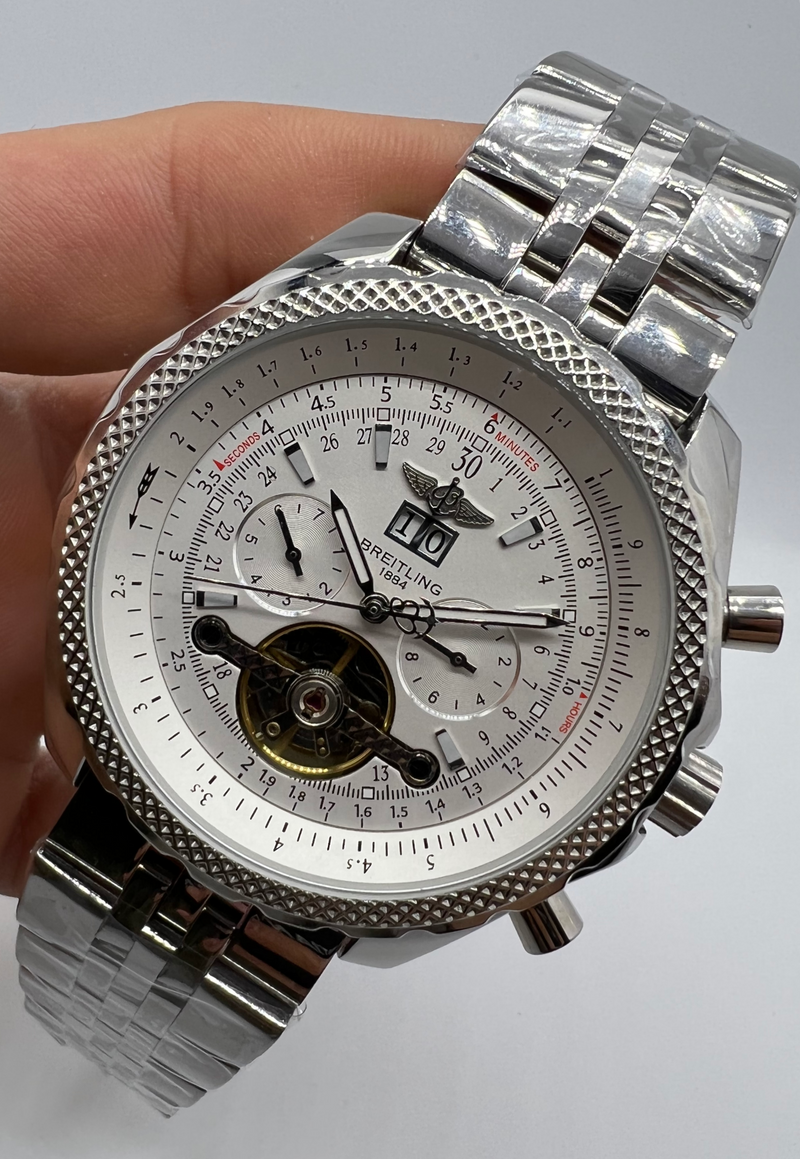 Breitling for Bentley Motors Turbilhão Aço 45mm